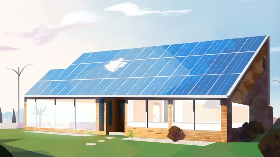 A silicon solar cell built from layered materials