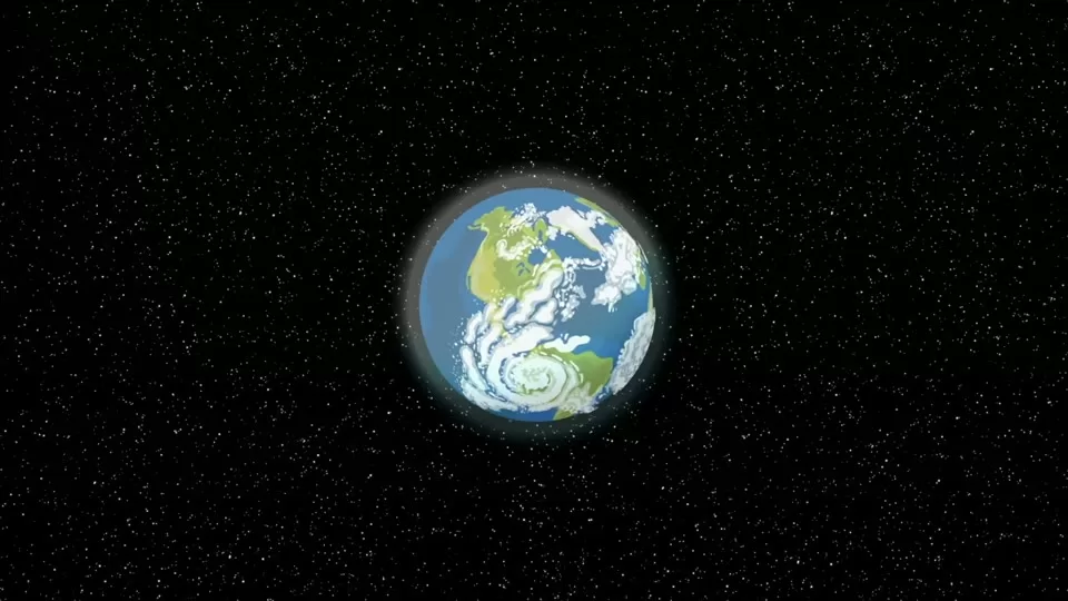 A dark, quiet galaxy suggesting the Fermi paradox and missing signs of alien civilizations