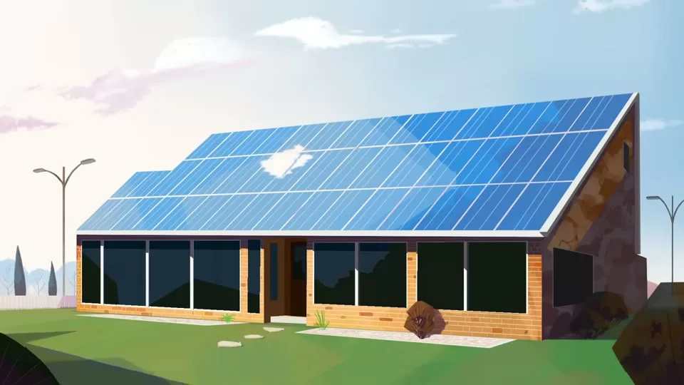 Rows of solar panels designed to last for decades